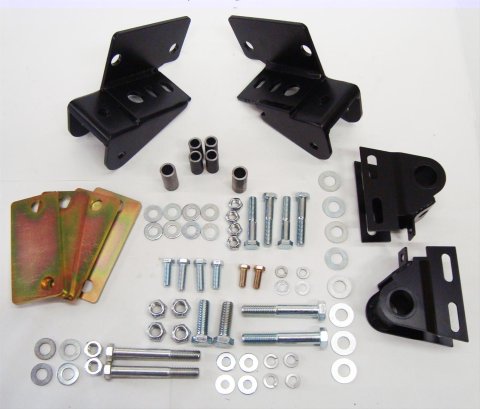 M.O.R.E. Shackle Reversal Systems 7686-6SB Jeep CJ 76-86 Stubby
