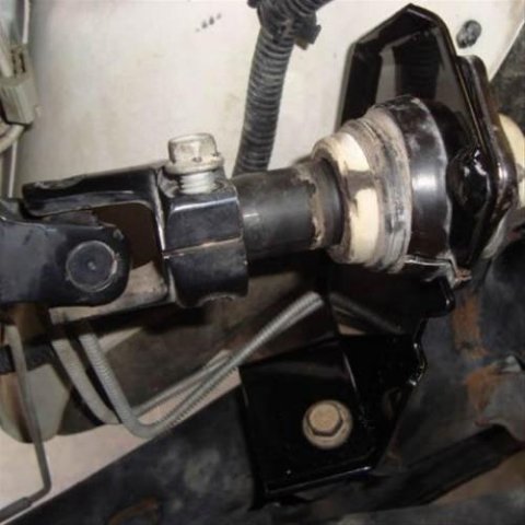 M.O.R.E. Steering Box Mount Brackets BLTJ97SBK riser Bracket 1" Raised Pillow Block Bracket