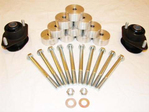 M.O.R.E. Body Lift Kits BLJK2D 07 Jeep JK Wrangler 2 door (all trans &AC) 1"Body Kits/Body Sys