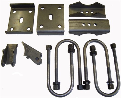 M.O.R.E. Axle Swap Kits 98500 Kit, Rear, Jeep, with Ford 8.8 in., Kit