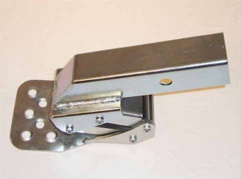 M.O.R.E. Receiver Hitch Hide-A-Steps HSRH11B Step, Hide-A-Step, 2 in. Size, Steel, Zinc Plated, 4 in. Step Width, Each