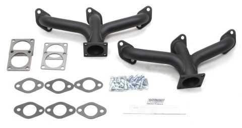 Patriot Tight Tuck Headers H8090 Headers, Tuck, Full-Length, Steel, Natural, Street Rod, Ford, Flathead V8, Pair