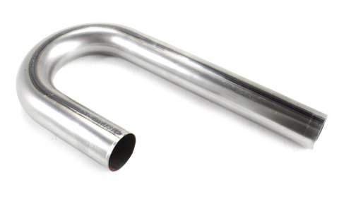 Patriot 180 Degree Bends 2.5 Inch Steel Exhaust Pipe H7058 Tubing, Degree, Mandrel J-Bend, 2 1/2 in. Diameter, 4 in. Radius, 16-Gauge, Steel, Each