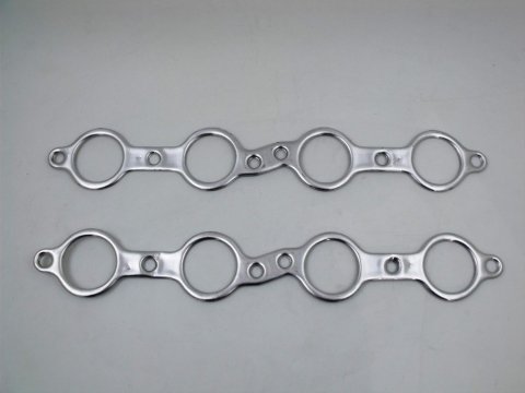 Patriot Seal-4-Good Header Gaskets 66087 Exhaust Gaskets, Header, Seal-4-Good, Aluminum, 1.90 in. Round Port, Chevy, 5.7L, Pair