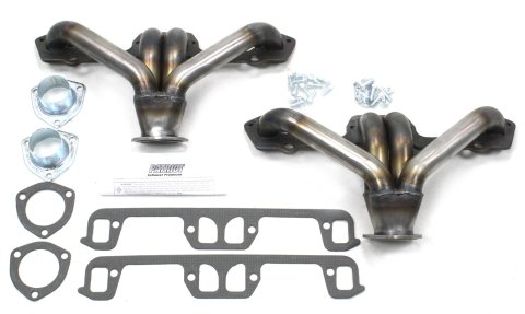 Patriot Tight Tuck Headers H8205 Headers, Tuck, Shorty, Steel, Natural, Street Rod with Chrysler, Small Block, Pair