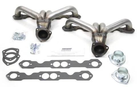 Patriot Tight Tuck Headers H8037 Headers, Tuck, Shorty, Steel, Natural, Street Rod with Chevy, Small Block, Pair