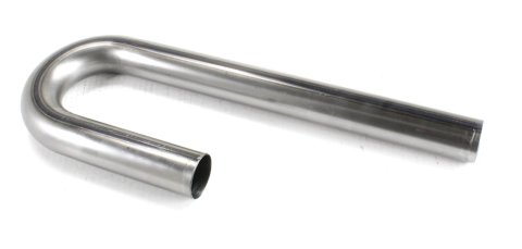 Patriot 180 Degree Bends 1.875 Inch Steel Exhaust Pipe H7029 Pipe, J-Bend, Degree, Steel, Natural, in. Diameter, 3.00 in. Bend Radius, Each