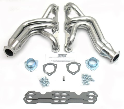 Patriot Tri-5 Headers H8025-1 Headers, Tri-5, Mid Length, Steel, Ceramic Coated, Chevy, Small Block, Pair