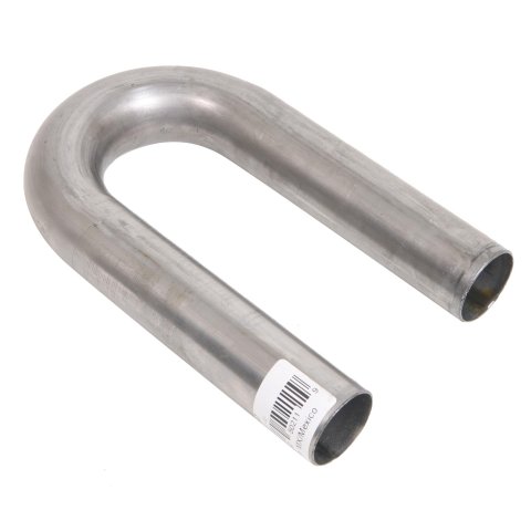 Patriot 180 Degree Bends 1.5 Inch Steel Exhaust Pipe H7007 Tubing, Degree, Mandrel U-Bend, 1 1/2 in. Diameter, 2 in. Radius, 16-Gauge, Steel, Each