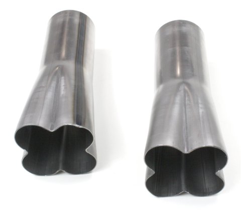 Patriot Formed Collectors H7682 Header Collectors, Steel, 1 3/4 in. Primary, 3.5 in. Outlet, 10.0 in. Length, Weld-On, Pair