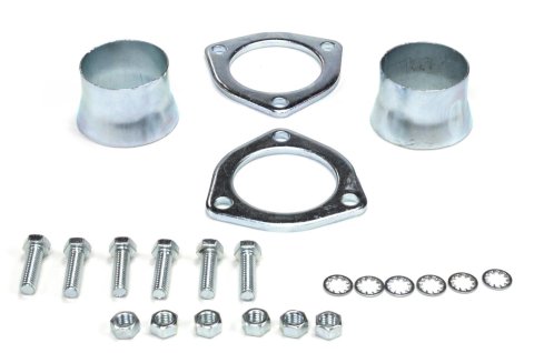 Patriot Collector Reducers with 2.25 Inch Outlet H7247 Header Collector, Ball/Socket, 2.5 in. Inlet, in. Outlet, Steel, Zinc Plated, Composite Gaskets, Pair