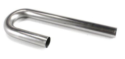 Patriot 180 Degree Bends 1.875 Inch Steel Exhaust Pipe H7028 Pipe, J-Bend, Degree, Steel, Natural, in. Diameter, 2.50 in. Bend Radius, Each