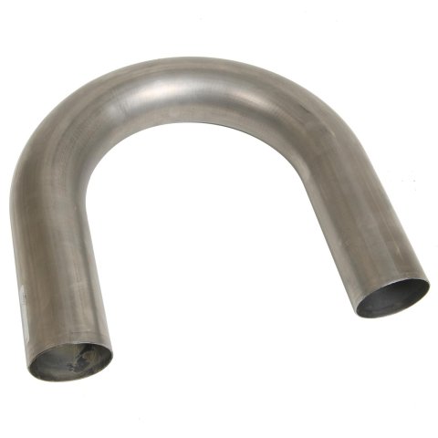 Patriot 180 Degree Bends 2 Inch Steel Exhaust Pipe H7042 Pipe, J-Bend, Steel, Aluminized, in. Diameter, 3 in. Bend Radius, 16-Gauge, Each