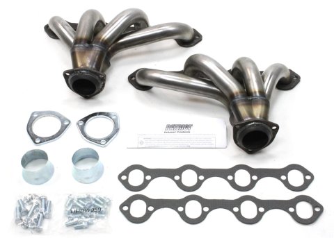 Patriot Tight Tuck Headers H8427 Headers, Tuck, Shorty, Steel, Natural, Street Rod with Ford, 221-302, 351W, Pair