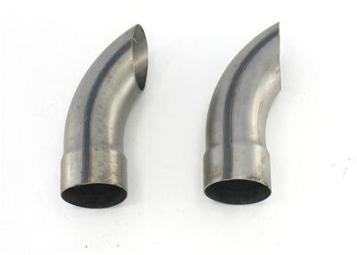 Patriot Exhaust Turnouts H3813 Turnouts, Weld-on, Steel, Natural, Straight Cut, 3.0 in. Inlet/Outlet Diameter, 9.0 in Length, Pair