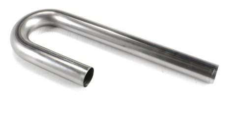 Patriot 180 Degree Bends 1.75 Inch Steel Exhaust Pipe H7021 Tubing, Degree, Mandrel J-Bend, 1 3/4 in. Diameter, 2 in. Radius, 16-Gauge, Steel, Each