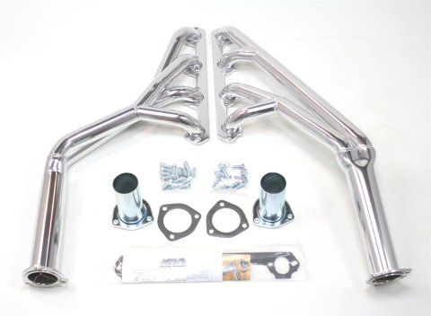 Patriot Full-Length Headers H8426-1 Headers, Tri-Y, Steel, Silver Ceramic Coated, Ford, Mercury, 260, 289, 302, Each