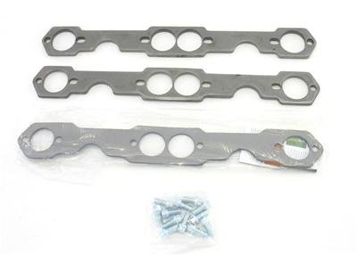 Patriot Header Flange Kits H7864 Flanges, No Stubs, Steel, 0.313 in. Thick, 1.625 in. Round Port, Gaskets, Bolts, Pair