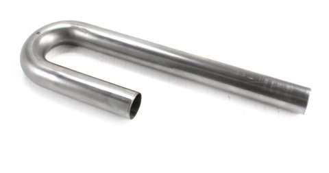 Patriot 180 Degree Bends 1.5 Inch Steel Exhaust Pipe H7013 Pipe, J-Bend, Degree, Steel, Natural, 1.500 in. Diameter, 2.00 in. Bend Radius, Each