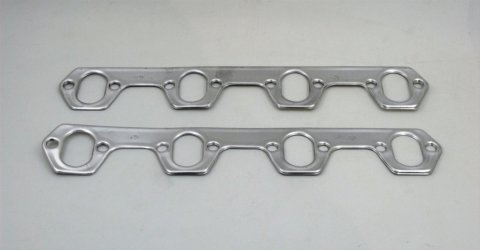 Patriot Seal-4-Good Header Gaskets 66018 Exhaust Gaskets, Header, Seal-4-Good, Aluminum, Oval Port, Ford, Small Block, Pair