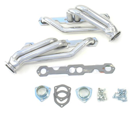 Patriot Clippster Headers H8036-1 Headers, Engine Swap, Mid-Length, Steel, Ceramic Coated, Chevy, GMC, S-Series SUV, Pickup, Small Block V8