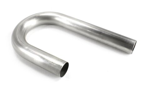 Patriot 180 Degree Bends 2.125 Inch 304 Stainless Steel Exhaust Pipe H6917 Pipe, J-Bend, Degree, Steel, Natural, in. Diameter, 3.0 in. Bend Radius, Each