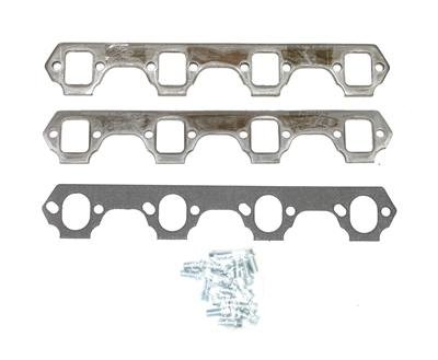 Patriot Header Flange Kits H7842 Flanges, No Stubs, Steel, 0.313 in. Thick, 1.500 in. Port, Gaskets, Bolts, Pair