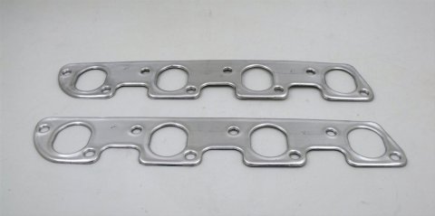 Patriot Seal-4-Good Header Gaskets 66052 Exhaust Gaskets, Header, Seal-4-Good, Aluminum, Stock Port, Ford, 351C, 4V, Pair