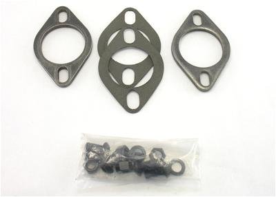 Patriot Collector Flange Kits H7265 Flanges, 2-Bolt, 2.5 in. I.D., Gaskets, Fasteners, Set