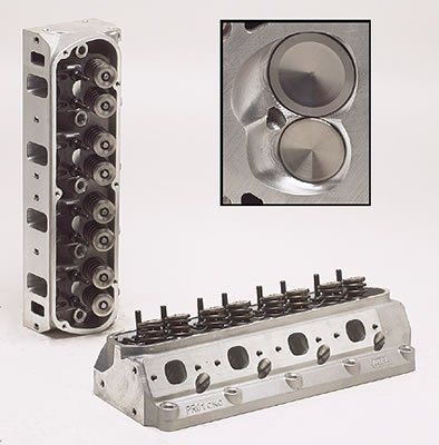 Dart Pro 1 Aluminum Cylinder Heads 13111181 Head, 1, Aluminum, Assembled, 62cc Chamber, 170cc Intake Runner, Ford, 289, 302, 351W, Each