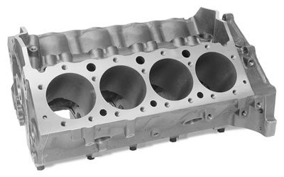 Dart Iron Eagle Small Block Chevy Cast Bare Blocks 31121111 Engine Block, Iron, 4-Bolt Mains, 4.000 in. Diameter Bore, 2-Piece Rear Main Seal, Chevy, Block, Each