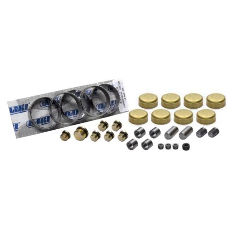 Dart LS Next Block Hardware Kits 32000018 Engine Kits, Brass Freeze Plugs, Coated Camshaft Bearings, Dowel Pins, Chevrolet, SHP Block, Kit