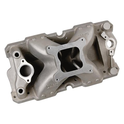 Dart Single Plane Intake Manifolds 42512000 Manifold, Aluminum, Natural, Single-Plane, Chevy, Small Block, Each