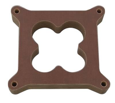 Dart 1 Inch Carburetor Spacer 62100002 Spacer, Phenolic, 1.000 in. Thick, Open Center Colverleaf, 4150, Square Bore, Each