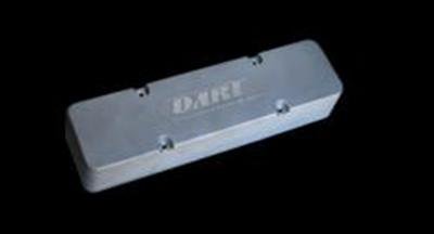 Dart Fabricated Aluminum Valve Covers 68000110 Covers, Tall, Perimeter Bolt Mounting, Aluminum, Natural, Ford, Small Block Windsor, Pair
