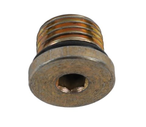 Dart Plug Fittings 32892500 Fitting, 1/2 in. Male Straight Cut O-Ring, Internal Allen Head, Steel, Natural, Each