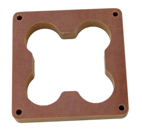 Dart 1 Inch Carburetor Spacer 62100006 Spacer, Phenolic, 1.000 in. Thick, Open Center Colverleaf, 4500, Dominator Bore, Each