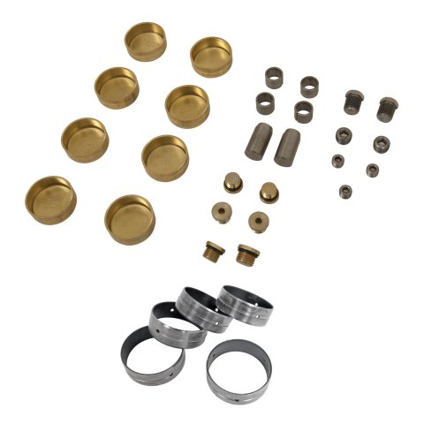 Dart LS Next Block Hardware Kits 32000016 Engine Kits, Brass Freeze Plugs, Coated Camshaft Bearings, Dowel Pins, Chevrolet, LS, Kit