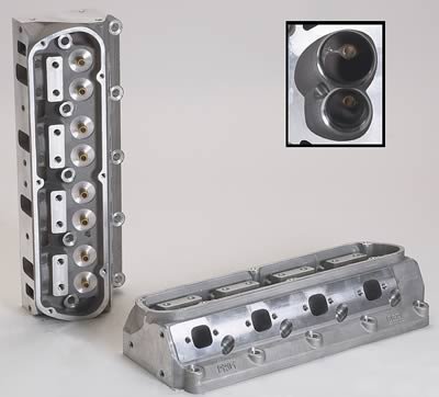 Dart Pro 1 Aluminum Cylinder Heads 13211113 Head, 1, Aluminum, Assembled, 62cc Chamber, 195cc Intake Runner, Ford, 289, 302, 351W, Each