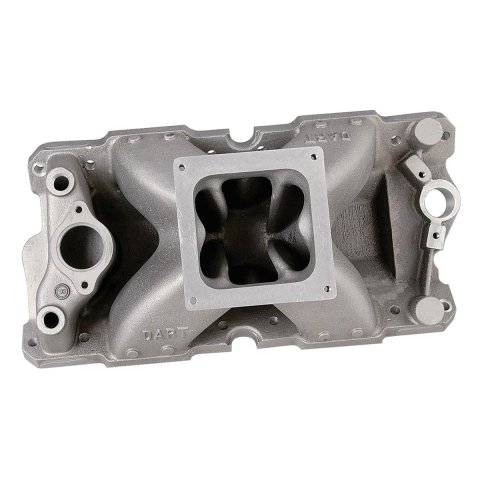 Dart Single Plane Intake Manifolds 42422000 Manifold, Aluminum, Natural, Single-Plane, Chevy, Small Block, Each