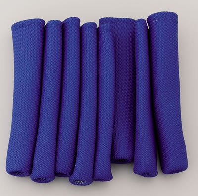 Taylor Space Age Boot Protectors 2566 Spark Plug Protector, Age, 6 in., Blue, Set of 8