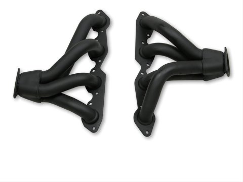 Flowtech Headers 11030FLT Headers, Street Rod, Steel Painted, Universal, 396-454, Chevy, Pair