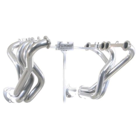 Flowtech Headers 31106FLT Headers, Long Tube, Steel, Ceramic Coated, Chevy, Small Block, Pair