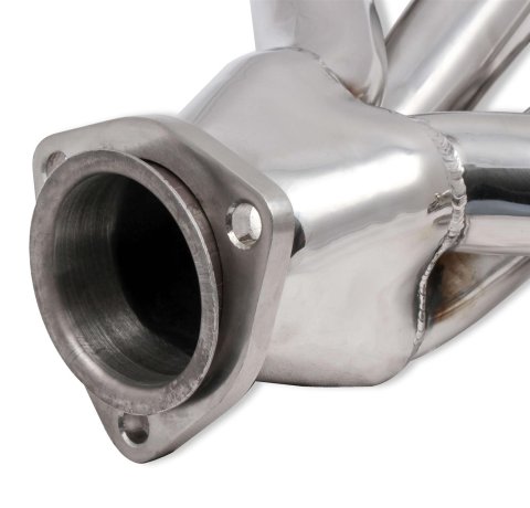 Flowtech Headers 11578FLT Headers, Shorty, Stainless Steel, Natural, 1 5/8 in. Primary, Chevy, GMC, Small Block, Pair