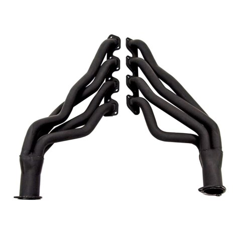 Flowtech Headers 12118FLT Headers, Long Tube, Steel, Painted, Ford, Mercury, 351C, 4V, Pair