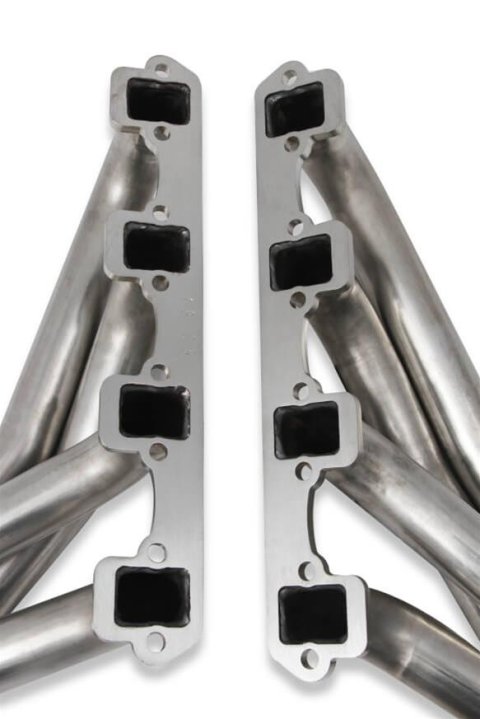 Flowtech SBF Turbo Headers 12167FLT Headers, Turbo, Down and Forward, Stainless Steel, Natural, 1 7/8 in. Primary, Ford, Small Block Windsor, Pair