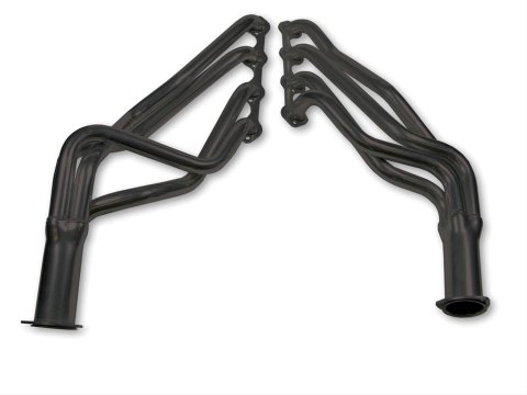 Flowtech Headers 12100FLT Headers, Long Tube, Steel, Painted, Ford, Mercury, Car, Small Block, Pair
