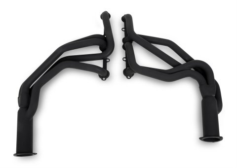 Flowtech Afterburner Headers 49150FLT Headers, Afterburner, Long Tube, Steel, Painted, Chevy, GMC, Small Block, Pair