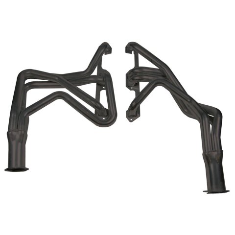 Flowtech Headers 13100FLT Headers, Long Tube, Steel, Painted, Dodge, Plymouth, Cars, 273, 318, 340, 360, Pair
