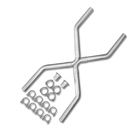 Flowtech X-Terminator Off-Road X-Pipes 53623FLT Crossover Pipe, Long X-Pipe, Steel, Aluminized, 3 in. Diameter, Universal, Fabrication Required, Kit